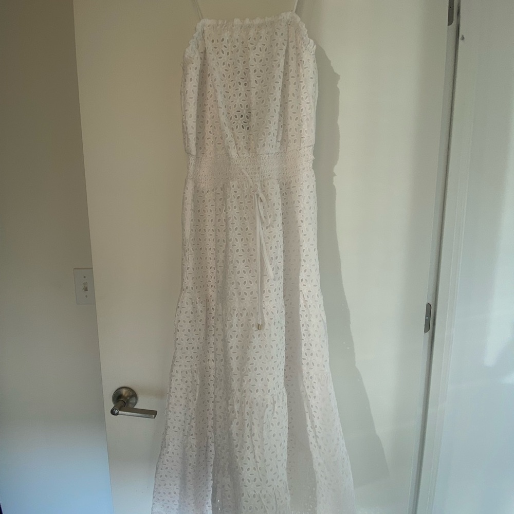 White Lace Maxi Dress